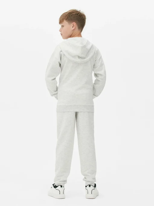 Older Boy Textured Zip Hoodie