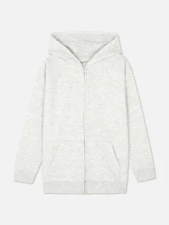 Older Boy Textured Zip Hoodie