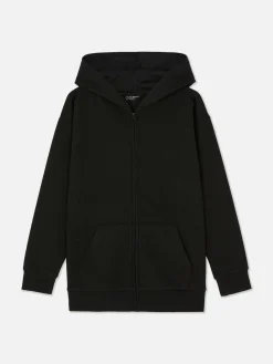 Older Boy Textured Zip Hoodie
