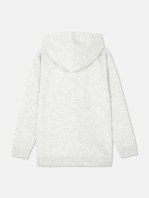 Older Boy Textured Zip Hoodie
