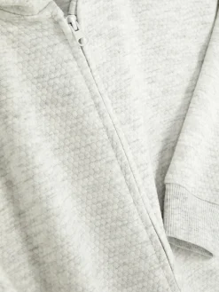 Older Boy Textured Zip Hoodie