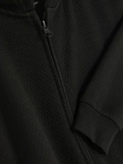 Older Boy Textured Zip Hoodie