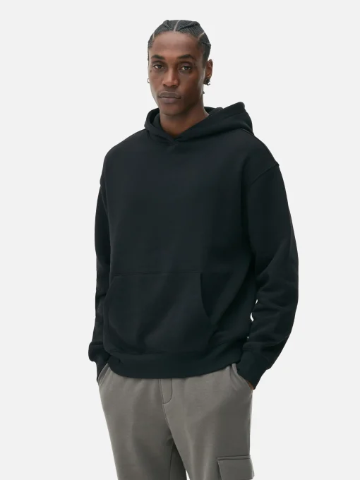 Oversized Jersey Hoodie