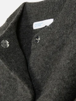 Oversized Knit Bomber Jacket