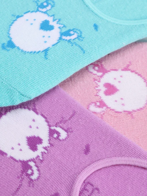 3-Pack Care Bears Invisible Socks