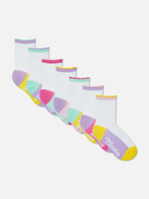 7-Pack Days Of The Week Ankle Socks