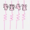 4-Pack Disney's Lilo And Stitch Spiral Straws