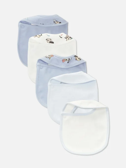 5-Pack Disney’s Mickey Mouse And Friends Bibs