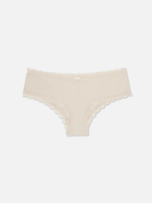 3-Pack Lace Trim Hipster Briefs