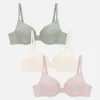 3-Pack Microfibre Push Up Bras