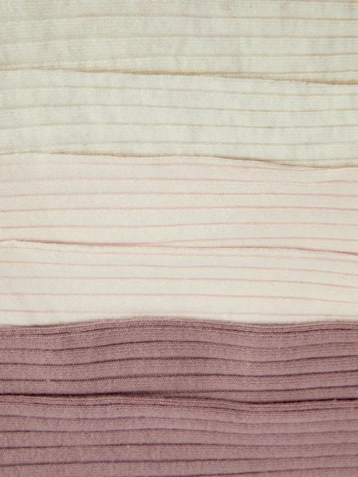3-Pack Mixed Ribbed Tights