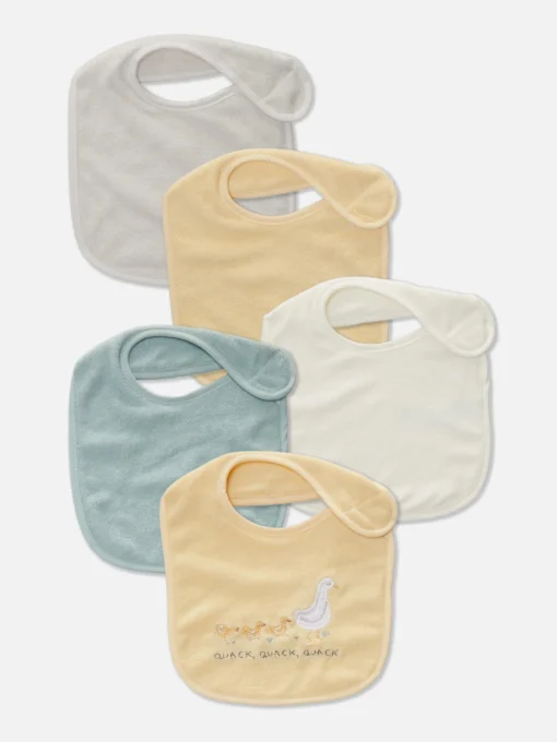 5-Pack Multi Terry Bibs