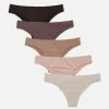 5-Pack Neutral Brazilian Briefs
