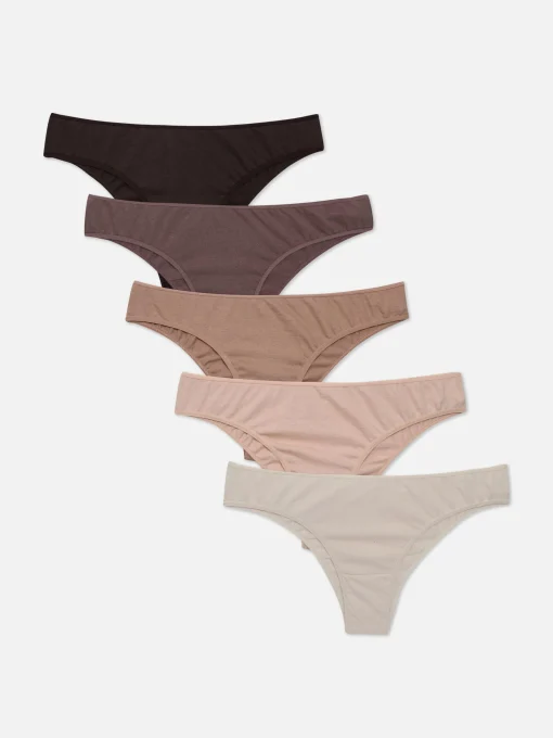 5-Pack Neutral Brazilian Briefs