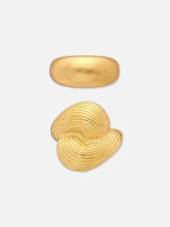 2-Pack Rita Ora Vintage Style Rings
