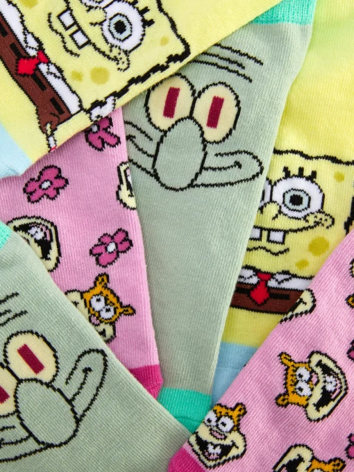 3-Pack SpongeBob SquarePants Sneaker Socks