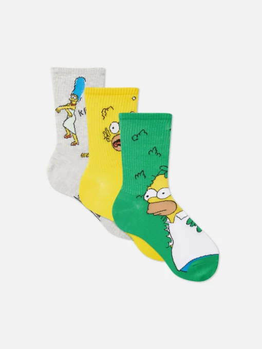 3-Pack The Simpsons Crew Socks