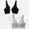 3-Pack V-Neck Bralettes