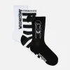 3-Pack Wednesday Addams Crew Socks