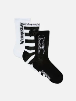 3-Pack Wednesday Addams Crew Socks