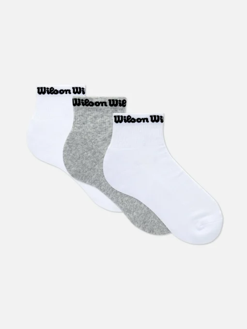 3-Pack Wilson Quarter Crew Socks