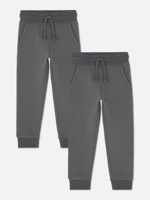 2-Pack Younger Boy Drawstring School Joggers
