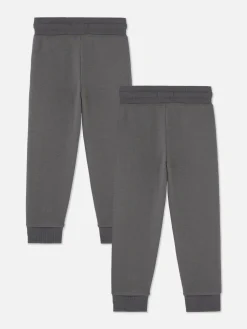 2-Pack Younger Boy Drawstring School Joggers