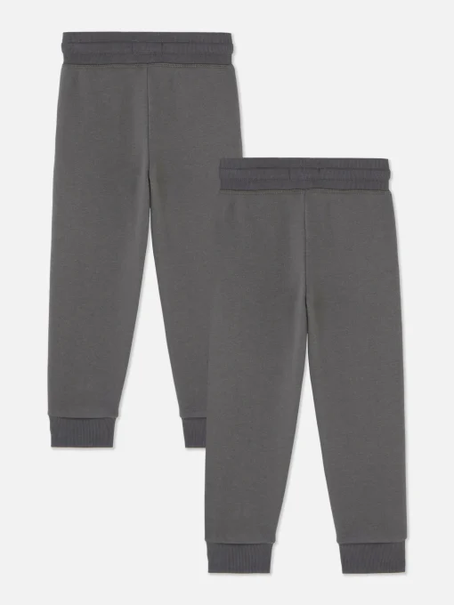 2-Pack Younger Boy Drawstring School Joggers