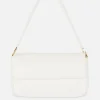 Padded Faux Leather Shoulder Bag