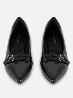 Patent Pointed Toe Ballet Flats