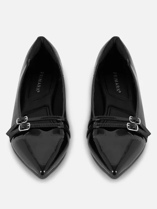 Patent Pointed Toe Ballet Flats