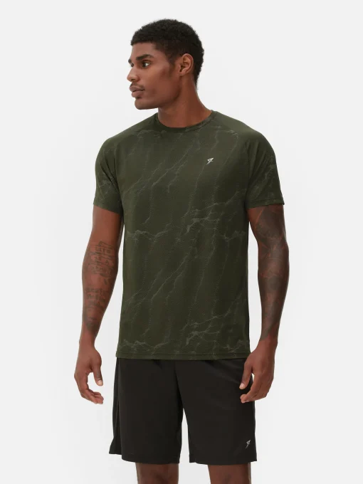 Patterned Performance T-Shirt