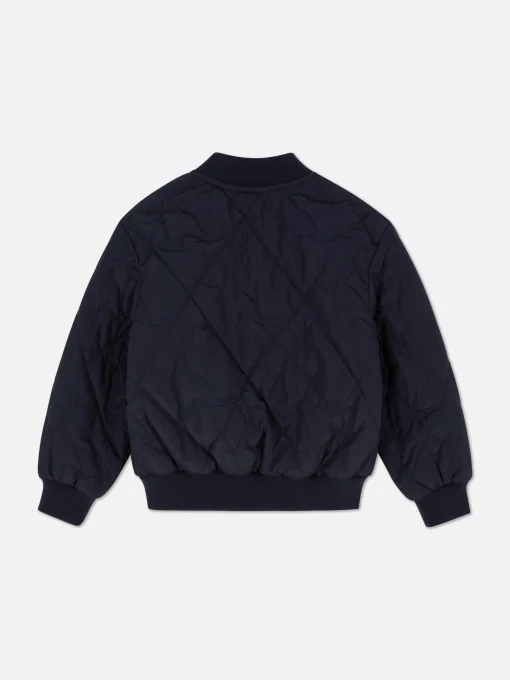 Quilted Bomber Jacket