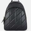 Quilted Faux Leather Backpack