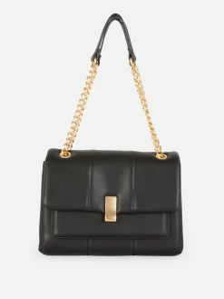 Quilted Flap Shoulder Bag