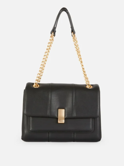 Quilted Flap Shoulder Bag
