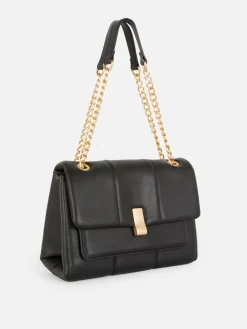 Quilted Flap Shoulder Bag