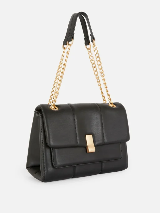 Quilted Flap Shoulder Bag