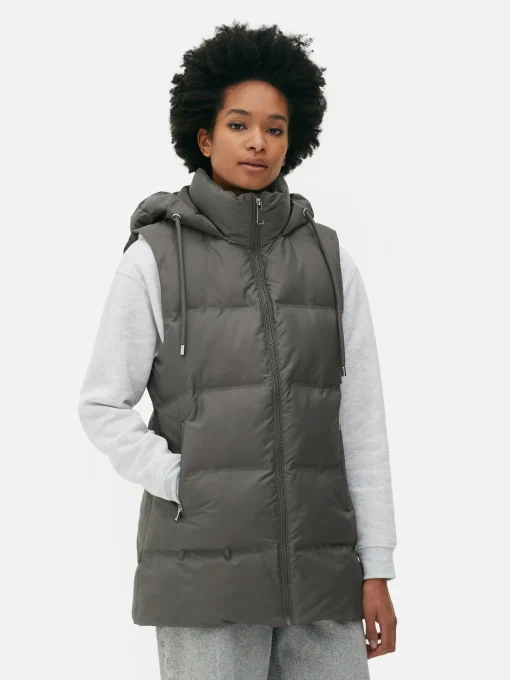 Quilted Hooded Vest