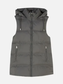 Quilted Hooded Vest