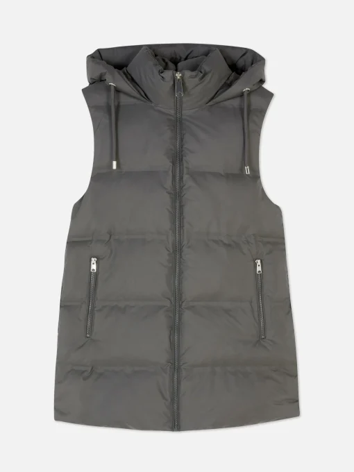 Quilted Hooded Vest