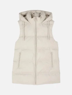 Quilted Hooded Vest