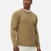 Ribbed Crew Neck Sweater