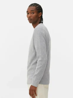 Ribbed Crew Neck Sweater