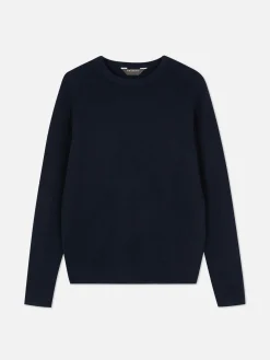 Ribbed Crew Neck Sweater