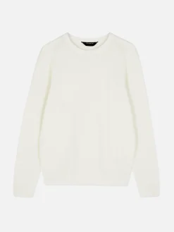 Ribbed Crew Neck Sweater