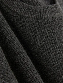 Ribbed Crew Neck Sweater