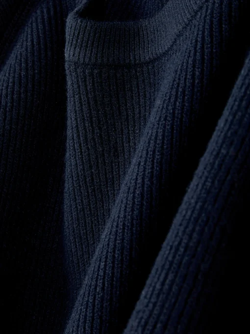 Ribbed Crew Neck Sweater