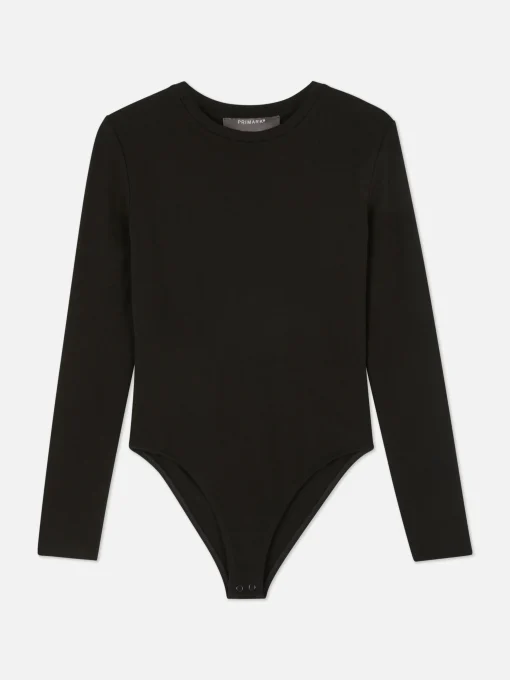 Ribbed Long Sleeve Bodysuit