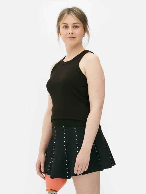 Ribbed Racerback Tank
